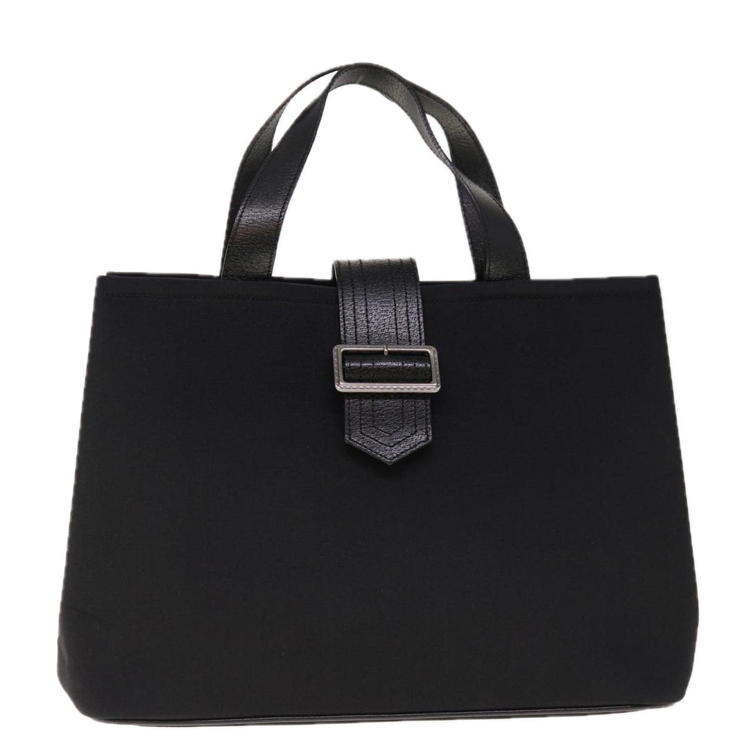 Burberry Hand Bag Nylon Black Auth ac2622