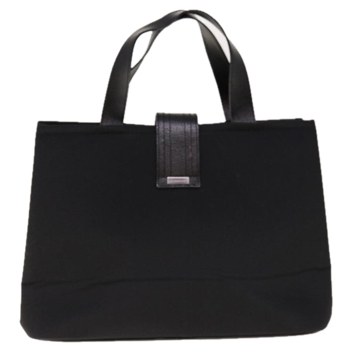 Burberry Hand Bag Nylon Black Auth ac2622
