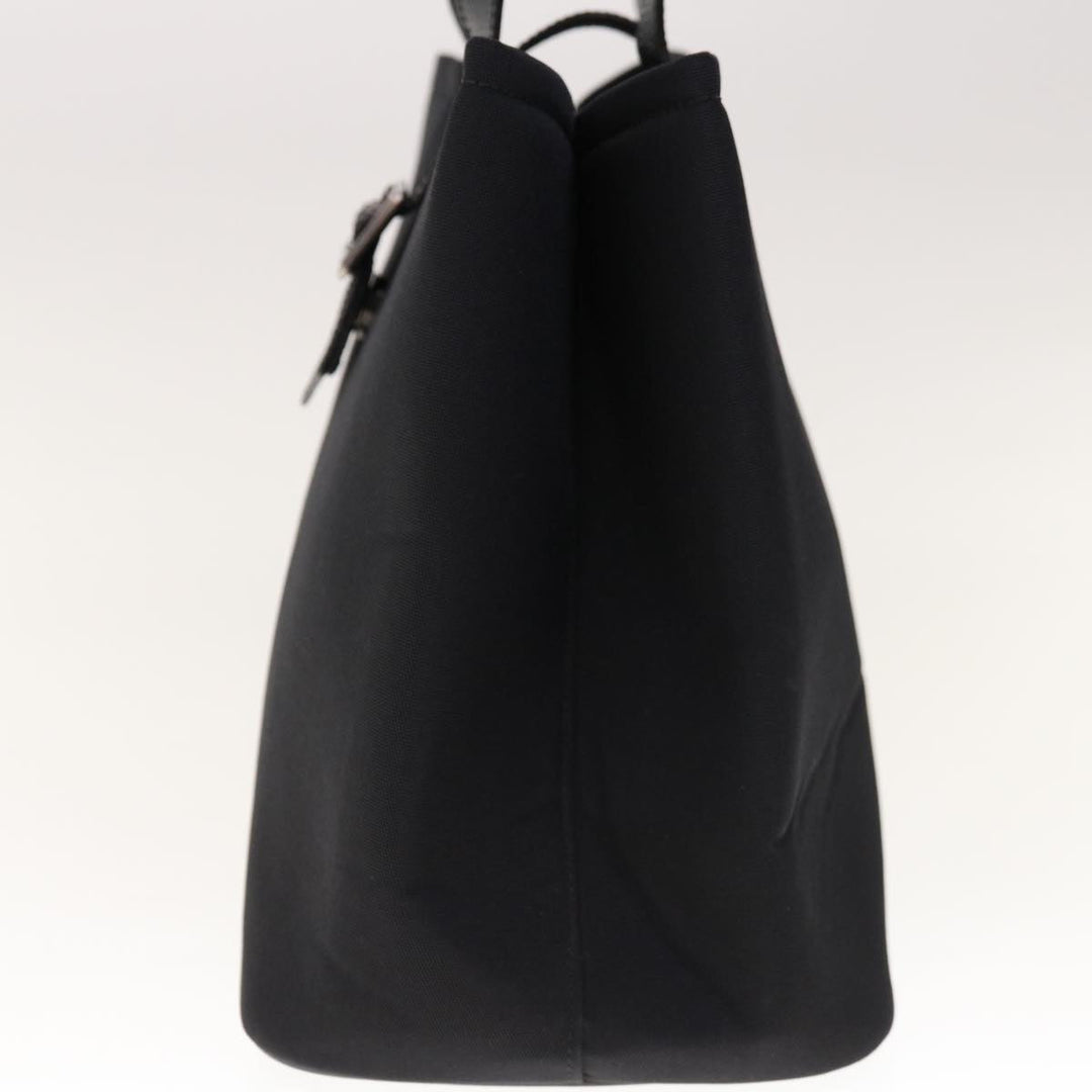 Burberry Hand Bag Nylon Black Auth ac2622