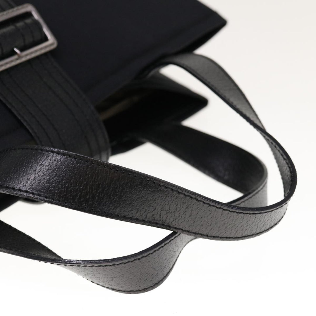 Burberry Hand Bag Nylon Black Auth ac2622