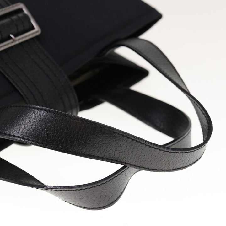 Burberry Hand Bag Nylon Black Auth ac2622