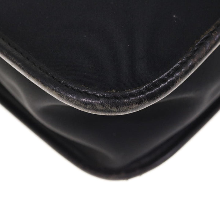 Burberry Hand Bag Nylon Black Auth ac2627