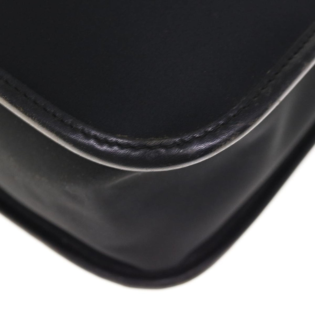 Burberry Hand Bag Nylon Black Auth ac2627