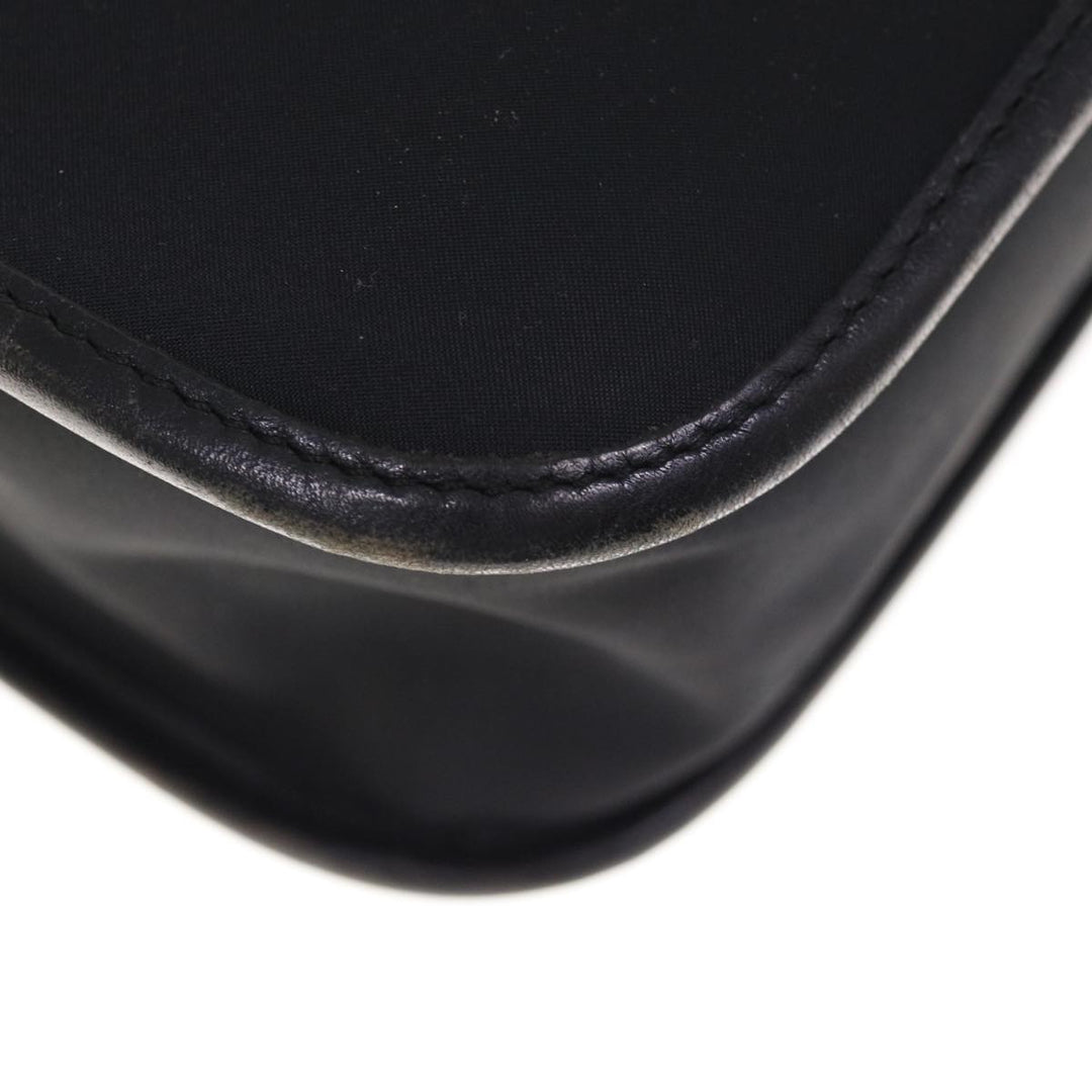 Burberry Hand Bag Nylon Black Auth ac2627