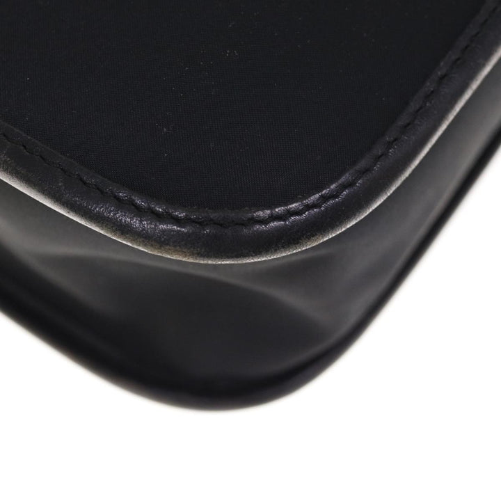 Burberry Hand Bag Nylon Black Auth ac2627
