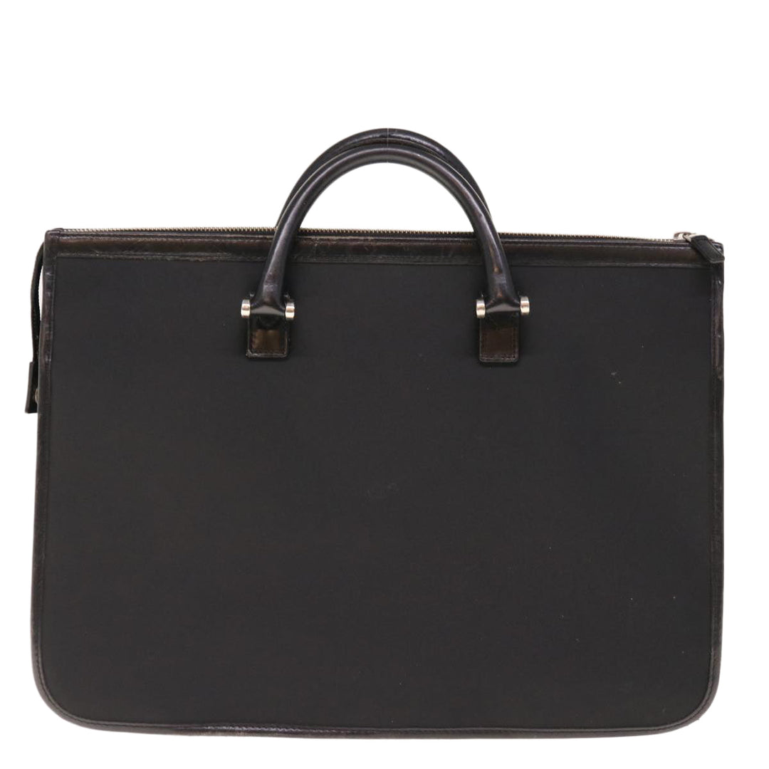 Burberry Hand Bag Nylon Black Auth ac2627