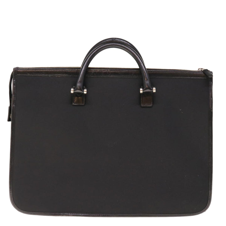 Burberry Hand Bag Nylon Black Auth ac2627