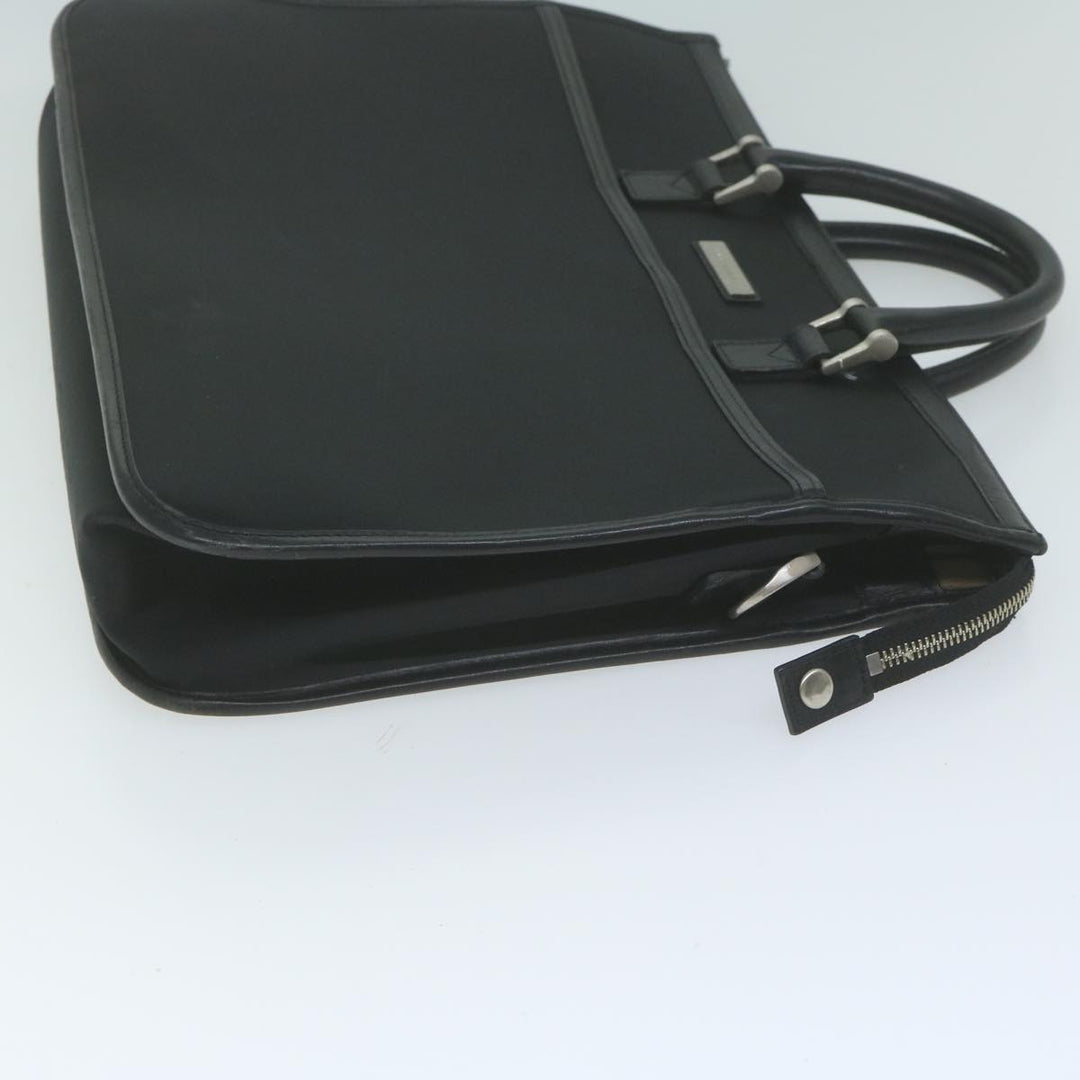 Burberry Hand Bag Nylon Black Auth ac2627