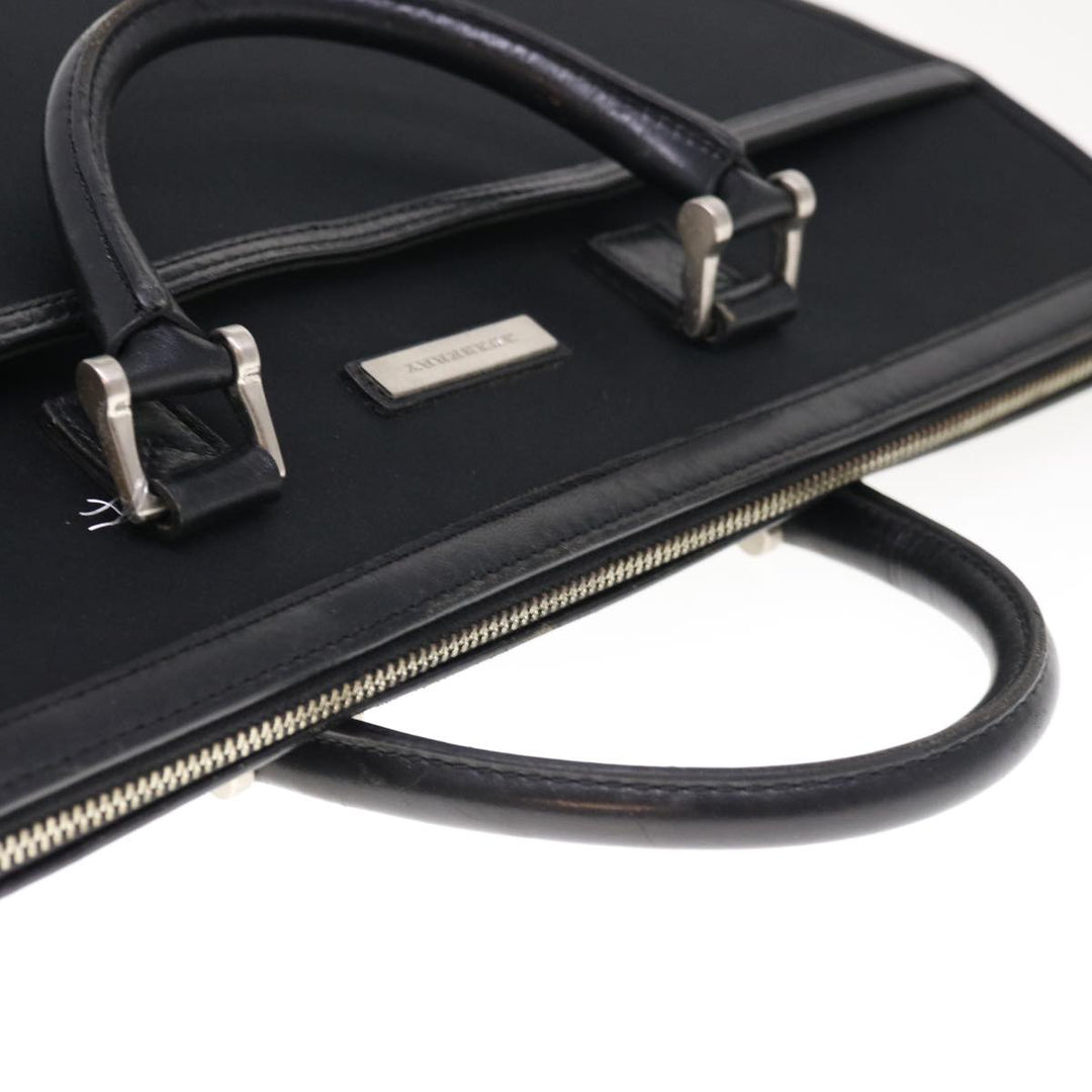Burberry Hand Bag Nylon Black Auth ac2627