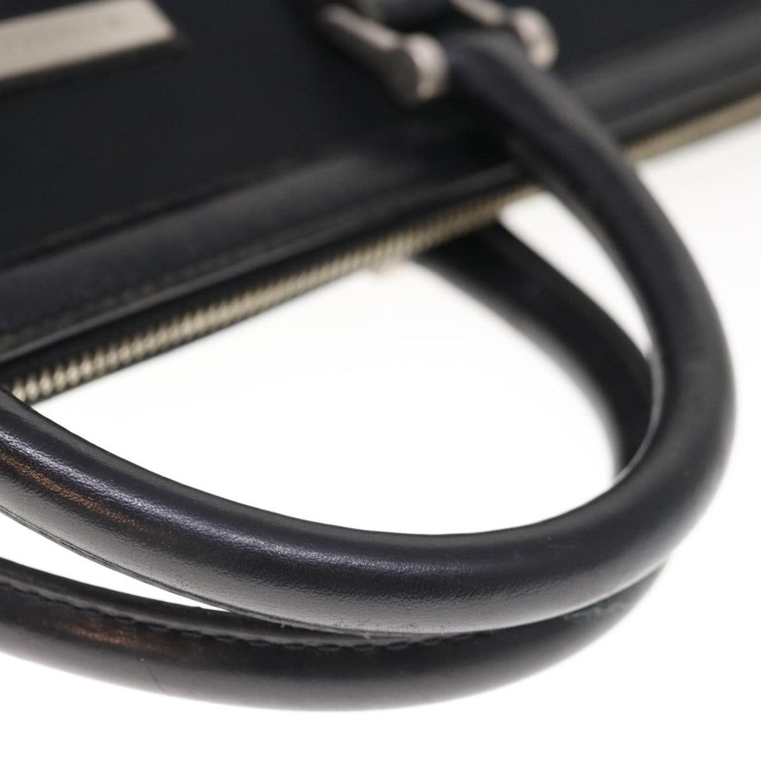 Burberry Hand Bag Nylon Black Auth ac2627