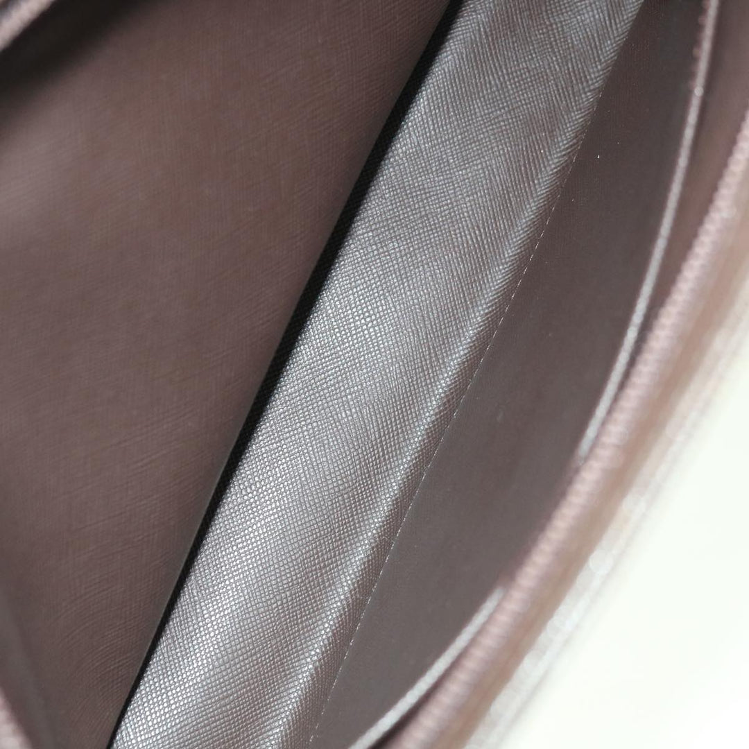 BurberrySs Nova Check Clutch Bag Nylon Canvas Beige Auth ac2672