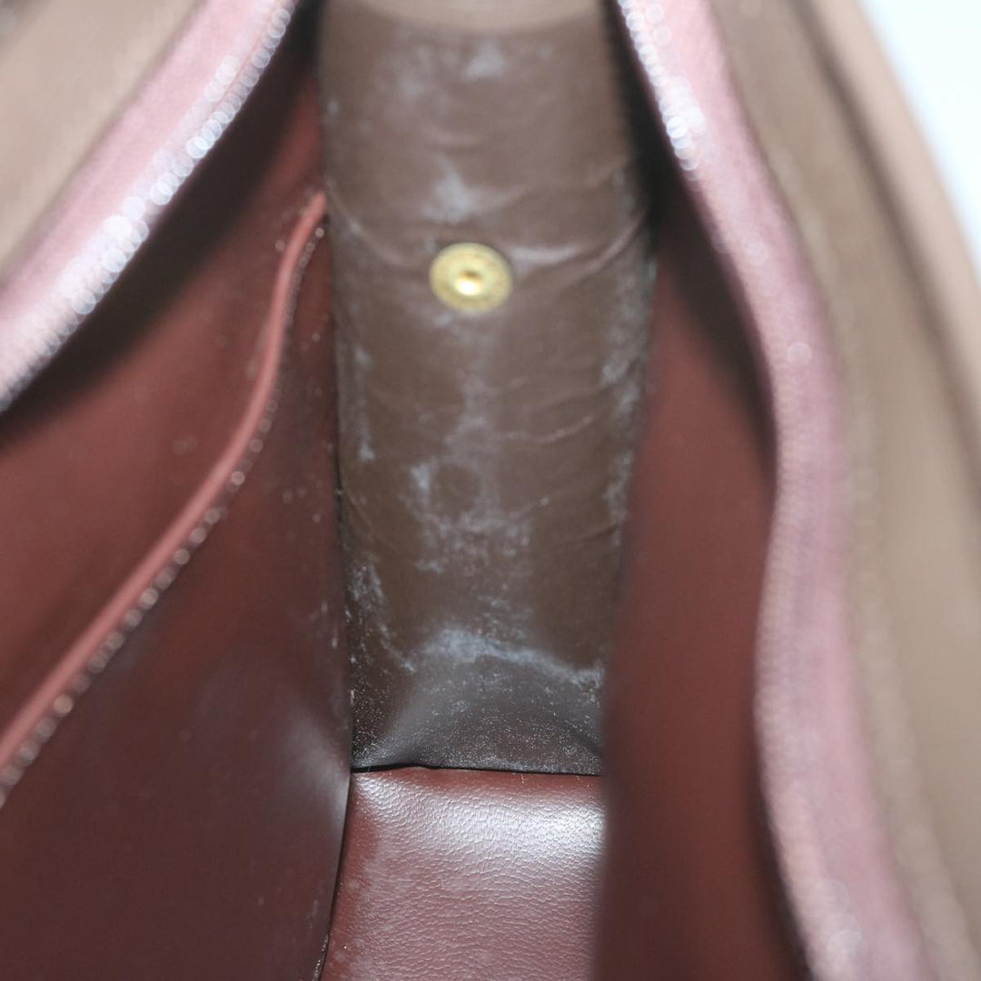 BurberrySs Nova Check Clutch Bag Nylon Canvas Beige Auth ac2673