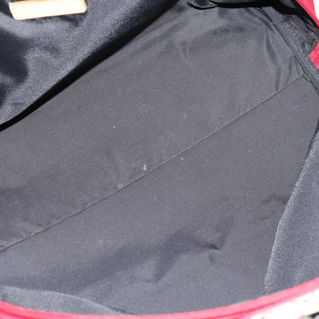 Top Quality Burberry Nova Check Hand Bag Nylon Red Auth ac2835