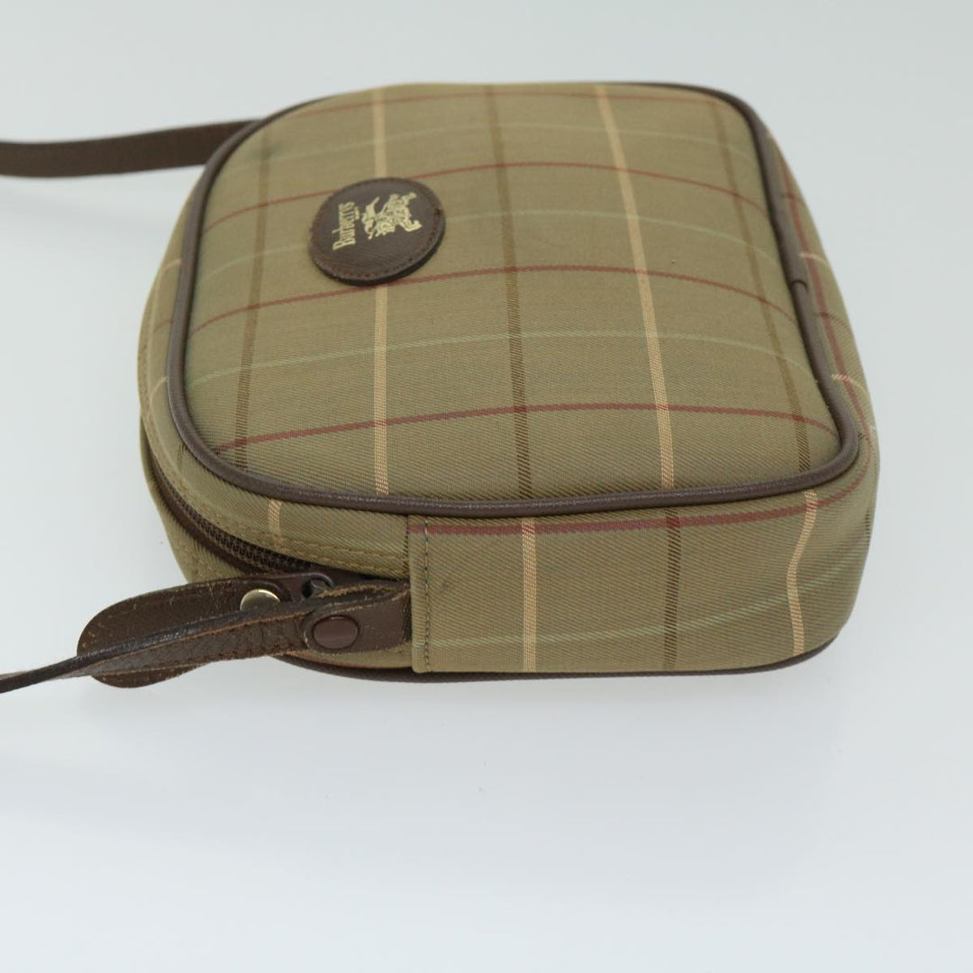 BURBERRYSs Nova Check Shoulder Bag Canvas Beige Auth ac2837