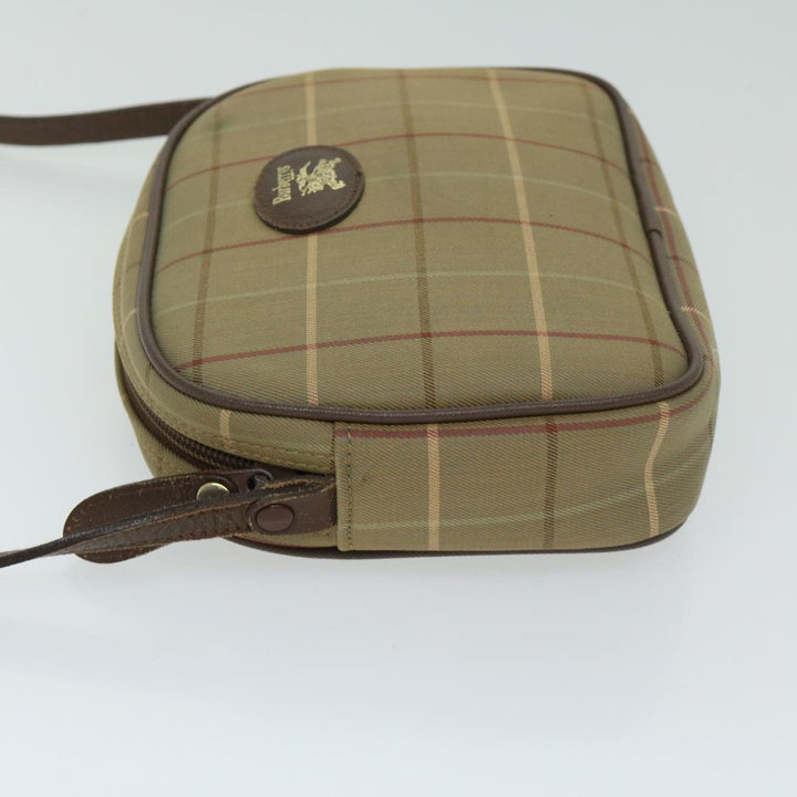 BURBERRYSs Nova Check Shoulder Bag Canvas Beige Auth ac2837