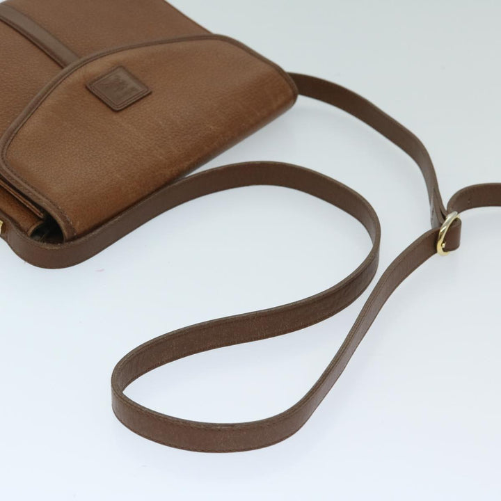 BurberrySs Shoulder Bag Leather Brown Auth ac2838