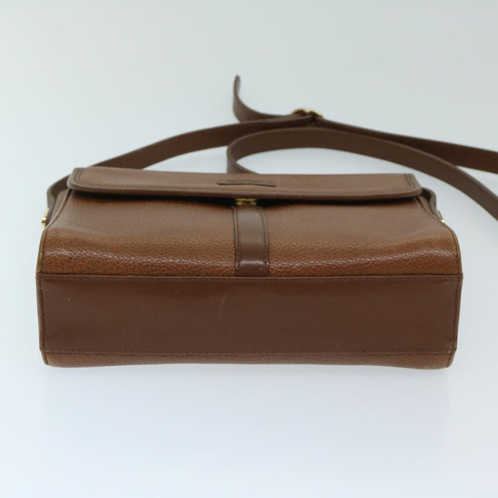 BurberrySs Shoulder Bag Leather Brown Auth ac2838