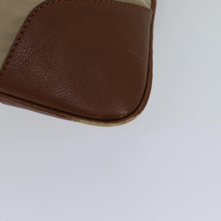 Burberry Tote Bag Canvas Beige Auth ac2929