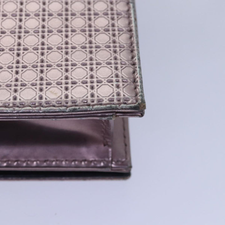 CHRISTIAN Top quality Dior Lady Top quality Dior Canage Chain Shoulder Bag PVC Pink Auth ac3024