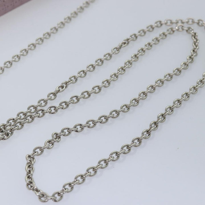 CHRISTIAN Top quality Dior Lady Top quality Dior Canage Chain Shoulder Bag PVC Pink Auth ac3024