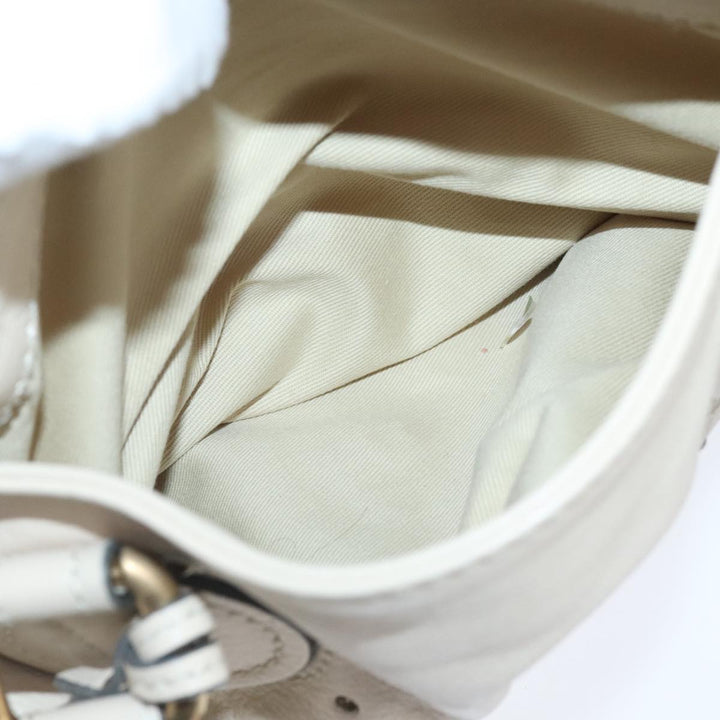 Chloe Paddington Hand Bag Leather White ac3389
