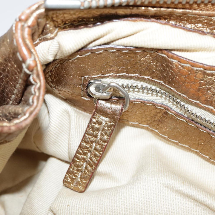 Chloe Paddington Hand Bag Leather Gold Tone ac3429