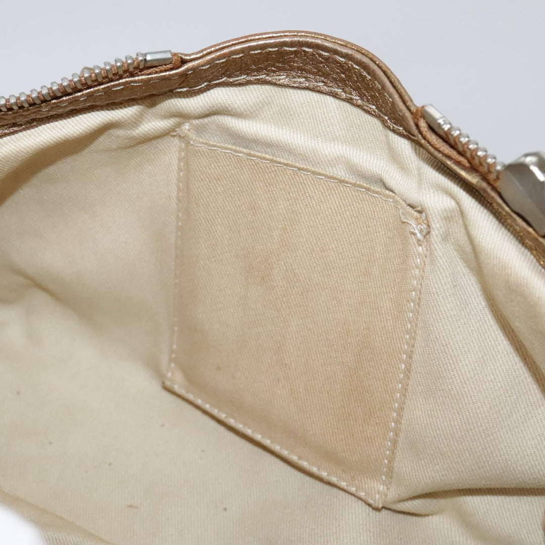 Chloe Paddington Hand Bag Leather Gold Tone ac3429