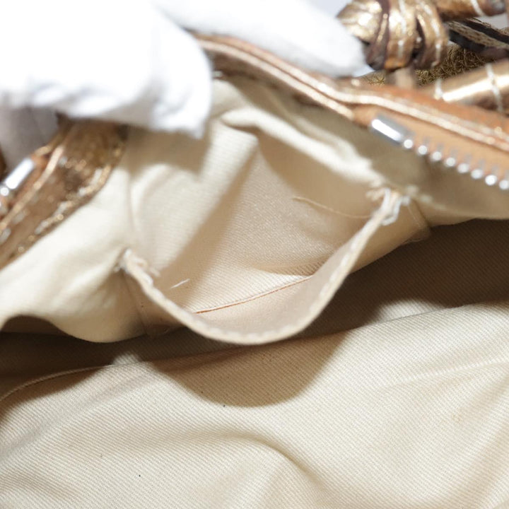 Chloe Paddington Hand Bag Leather Gold Tone ac3429
