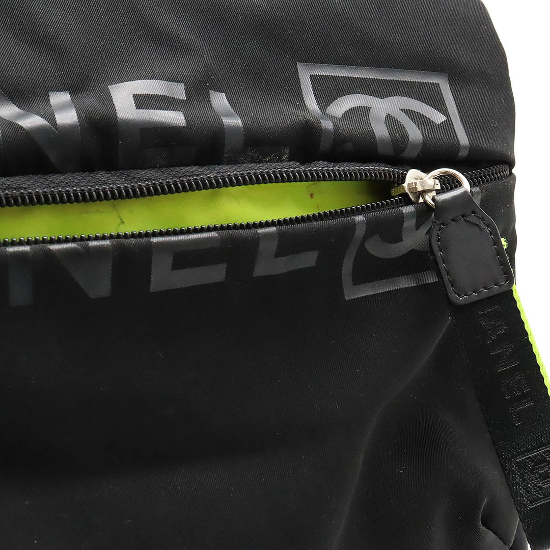 Top Quality Chanel Top Quality Chanel SPORTS LINE COCOMARK SHOLDER BAG NYLON LAVER BLACK BLACK NEON YELLOW A26709 BLUMIN BLUMIN SHOP