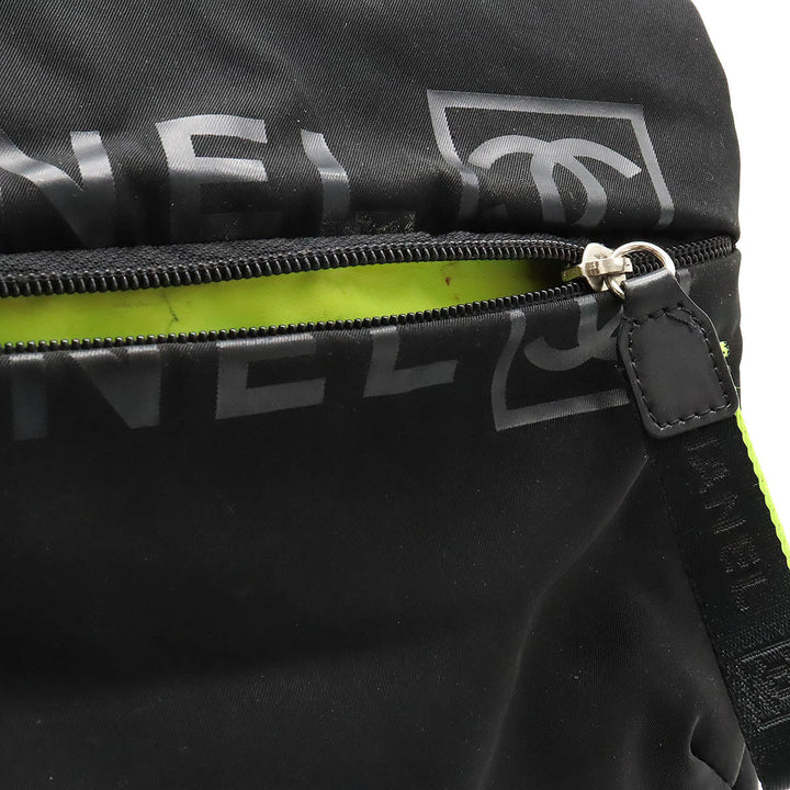 Top Quality Chanel Top Quality Chanel SPORTS LINE COCOMARK SHOLDER BAG NYLON LAVER BLACK BLACK NEON YELLOW A26709 BLUMIN BLUMIN SHOP