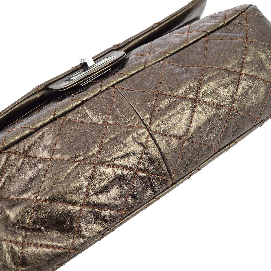 Top Quality Chanel Brown Lambskin 2.55 Classic Double Flap Shoulder Bag