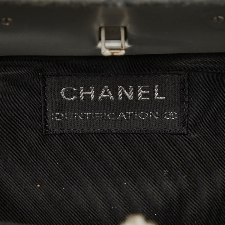 Top Quality Chanel Cocomark  houlder Bag Hip Bag Gray Felt  Chanel