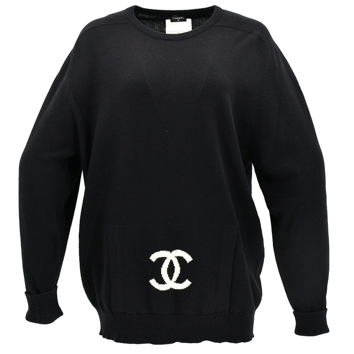 Top Quality Chanel Fall 1994 CC logo cashmere jumper