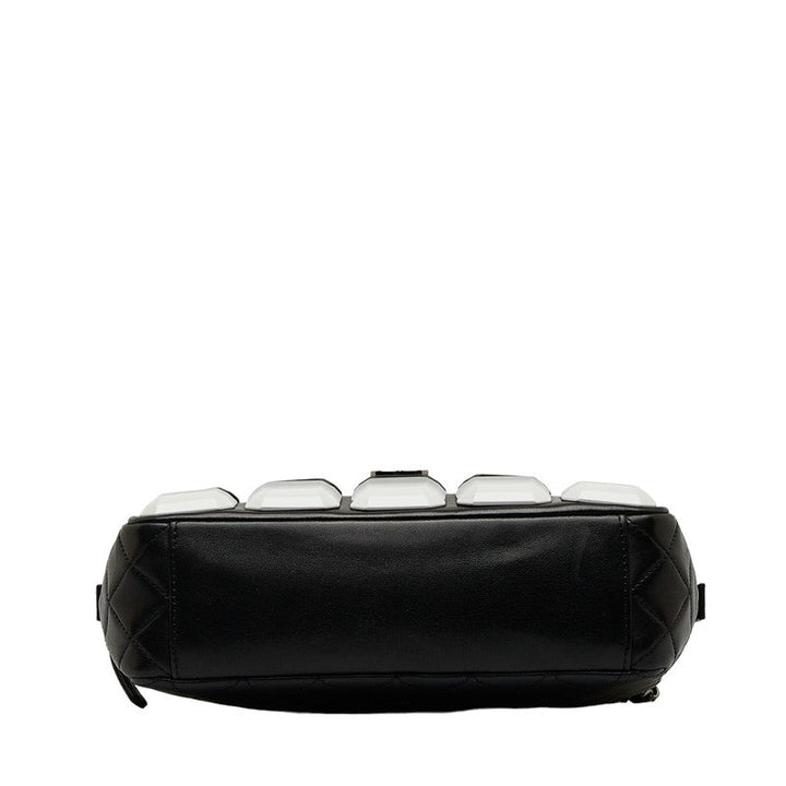 Top Quality Chanel Crossbody Bag in Lambskin Gun Metal Black Ladies