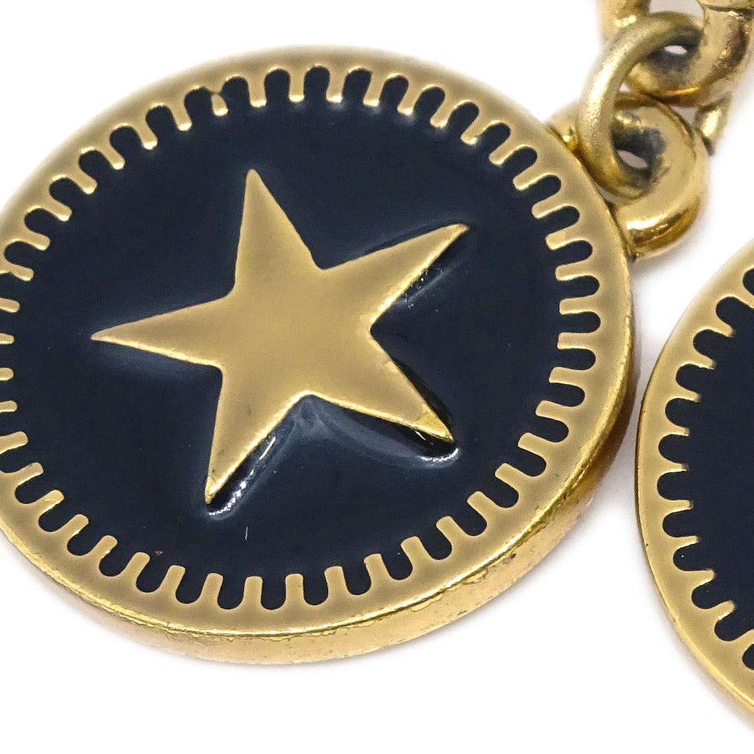 Top Quality Chanel Star Piercing Earrings Gold 01P