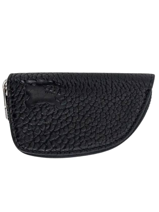 Burberry Shield Leather Coin Wallet Black