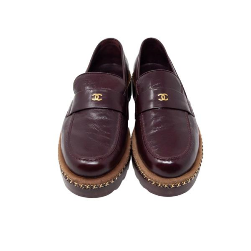Top Quality Chanel CC Flatform Loafers
