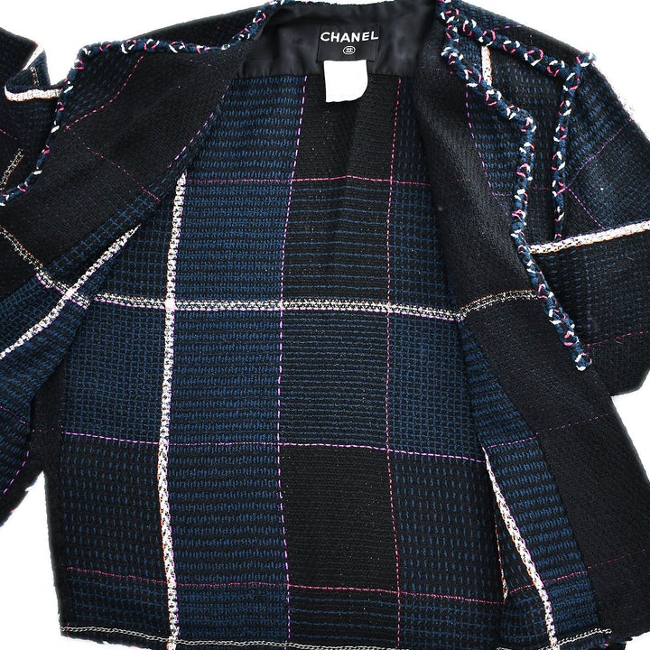 Top Quality Chanel Cruise 2007 tweed open-front jacket skirt suit #36 #40