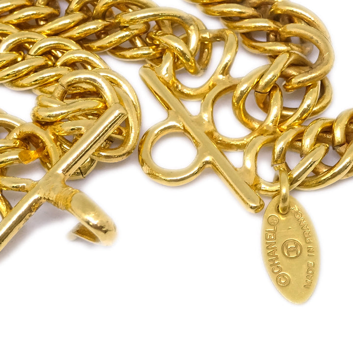 Top Quality Chanel Chain Necklace Gold 3929