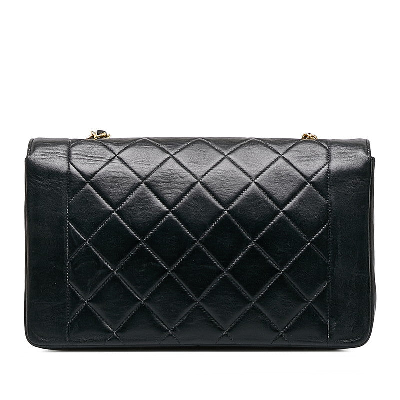 Top Quality Chanel Matrases Cocomark Diana 25 Chain houlder Bag Black Leather  Chanel
