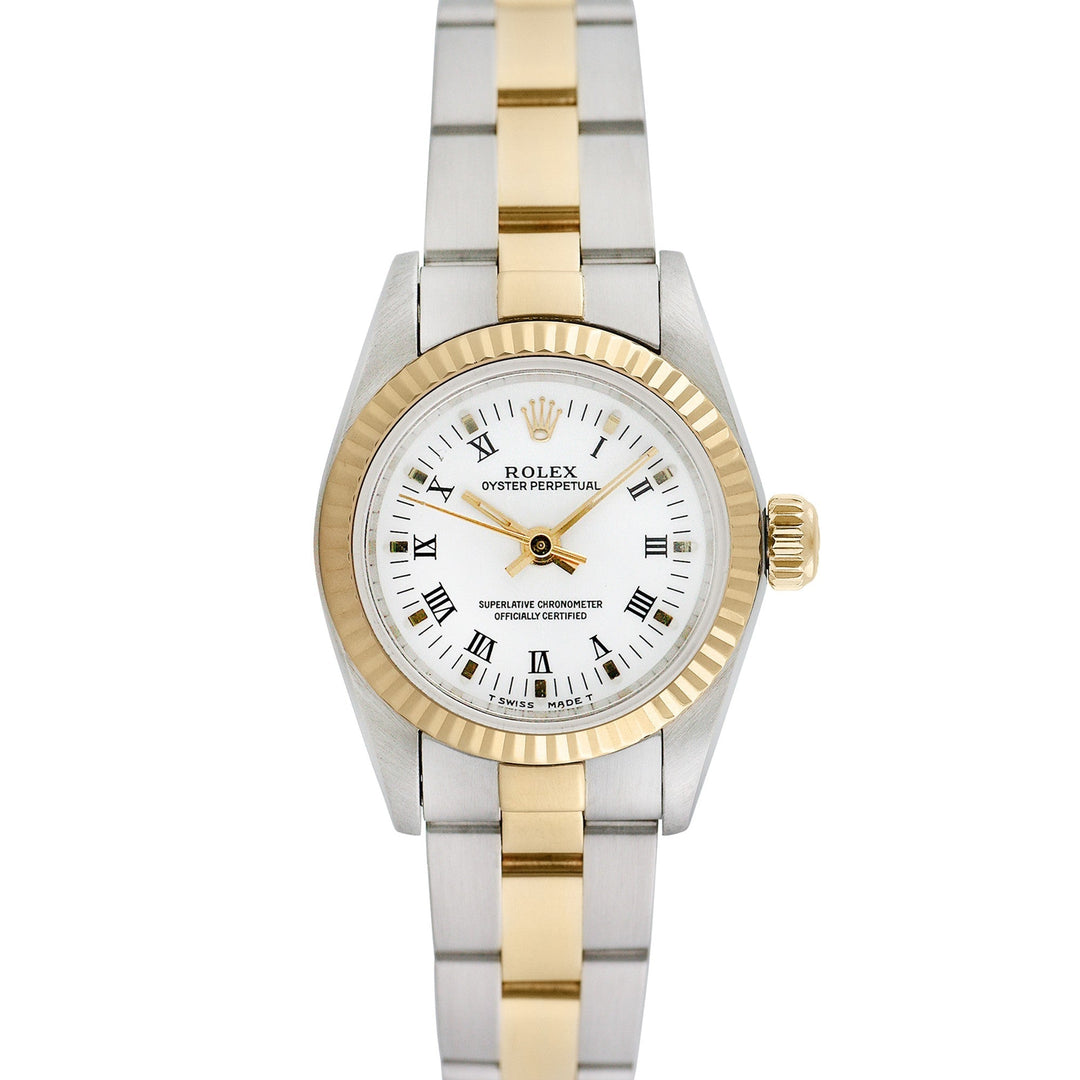 Rolex Ladies Two-tone Oyster Perpetual, item #25