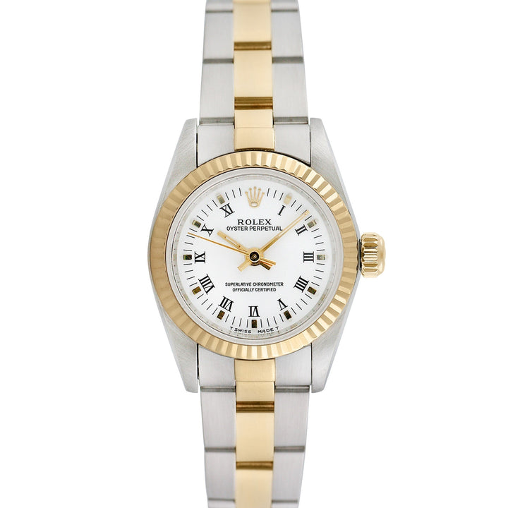 Rolex Ladies Two-tone Oyster Perpetual, item #25
