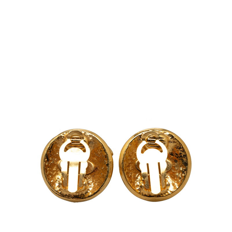 Top Quality Chanel Vintage Cocomark Drop Earring Gold  Lady Chanel