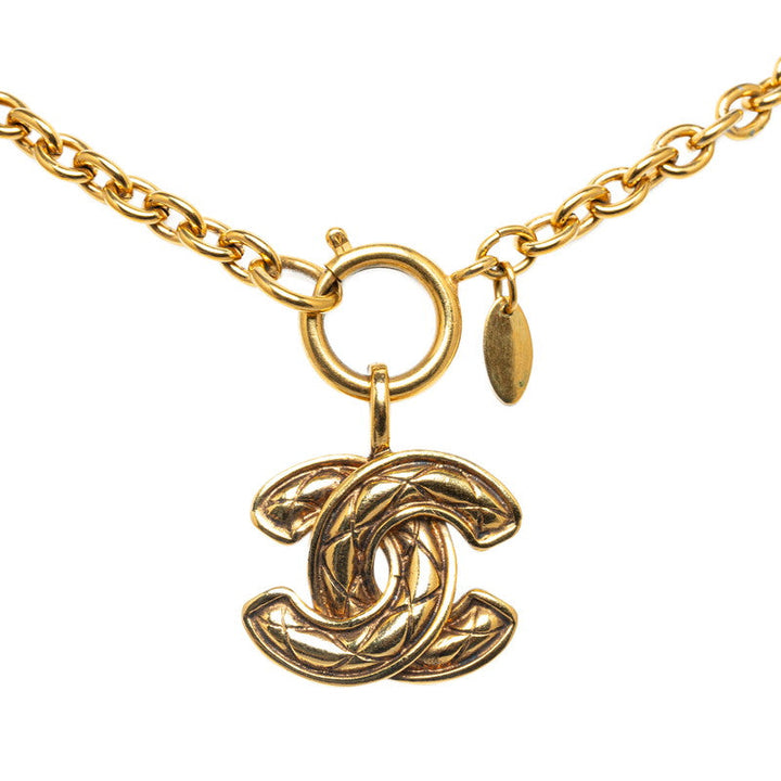 Top Quality Chanel Vintage Matrasse Coco Necklace G   Chanel