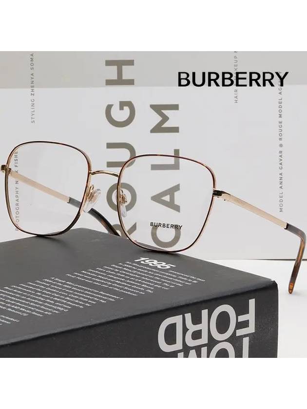 Burberry Eyewear File Elliot Eyeglasses Dark Havana Gold