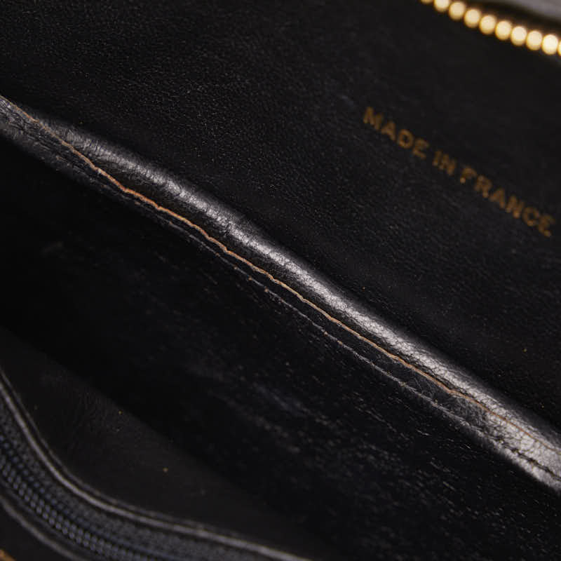 Top Quality Chanel Vintage Tassel Flap Shoulder Bag in Lambskin Black