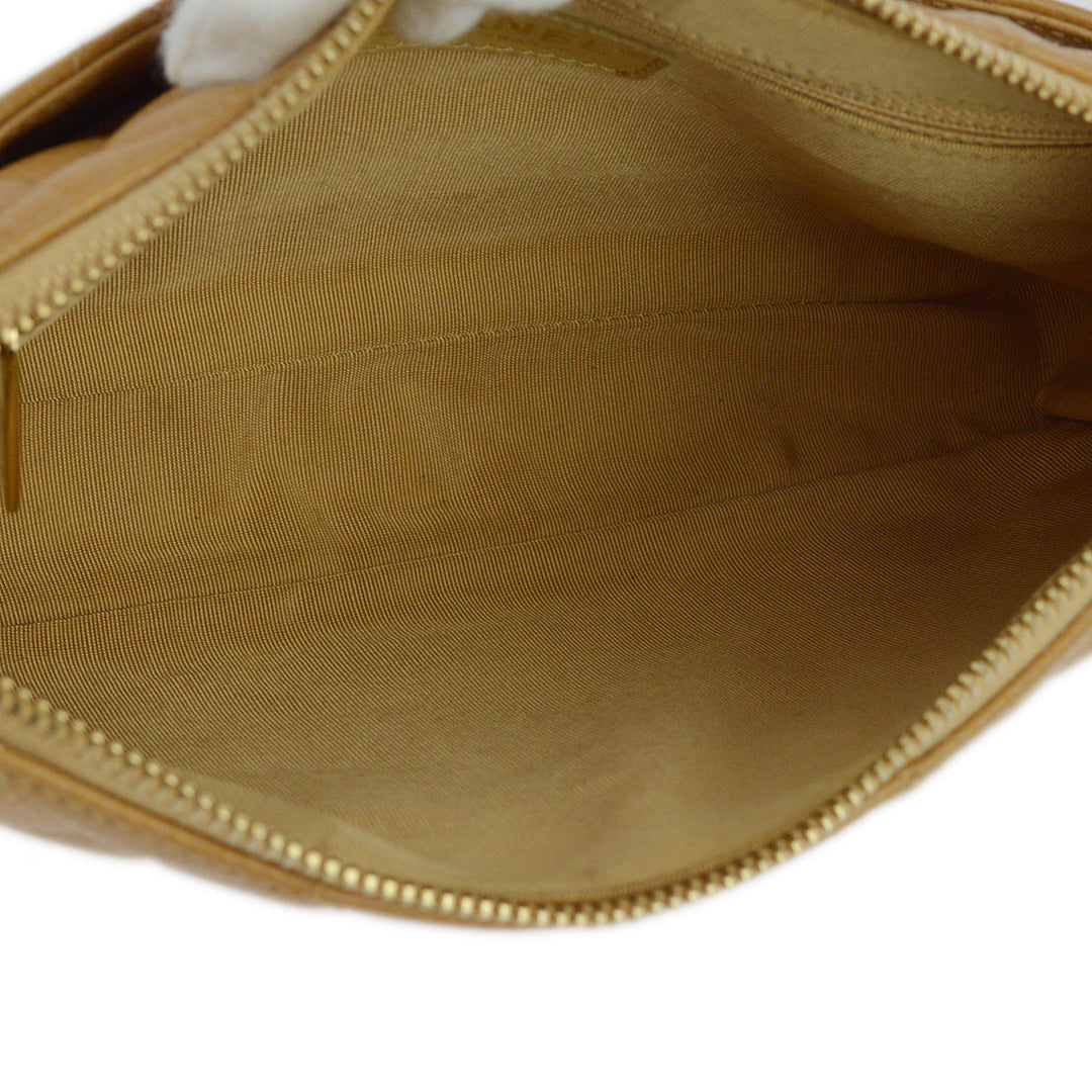 Top Quality Chanel Beige Caviar Hobo Chain Handbag