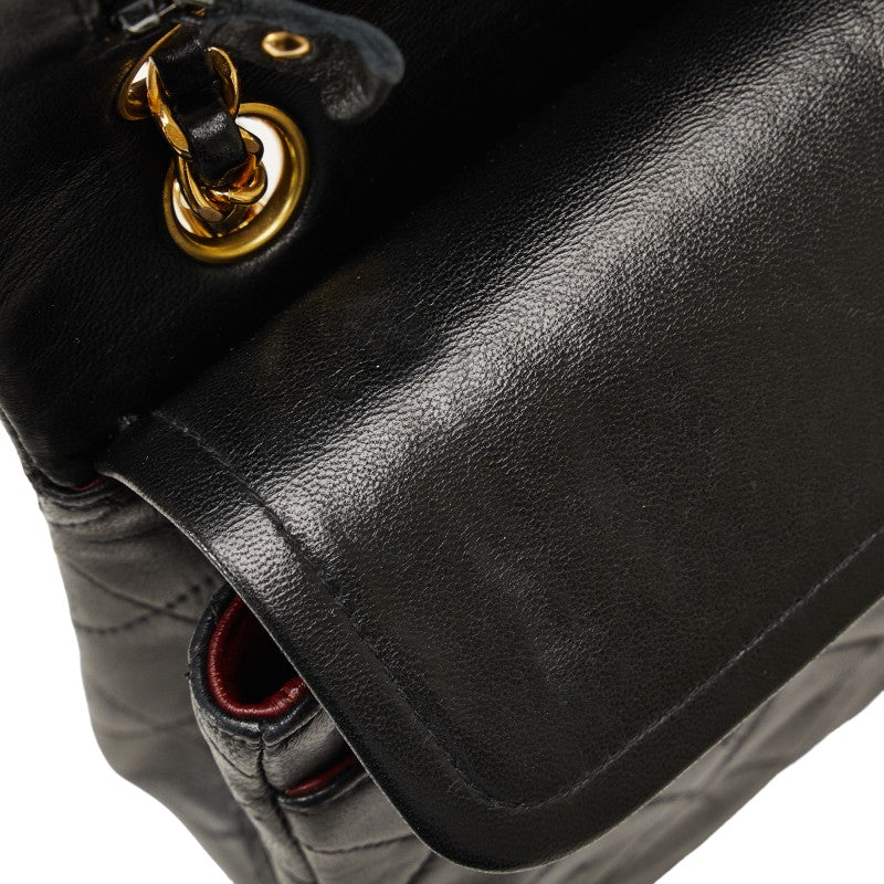 Top Quality Chanel Matrace 23 Cocomark Double Flip Chain houlder Bag Black   CHANEL