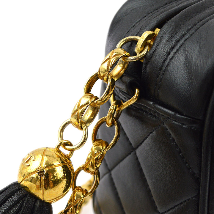 Top Quality Chanel Black Lambskin Camera Bag Mini