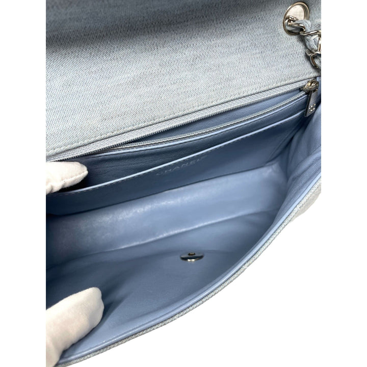 Top Quality Chanel Top Quality Chanel Timeless Blue Jersey Shoulder Bag - Blue